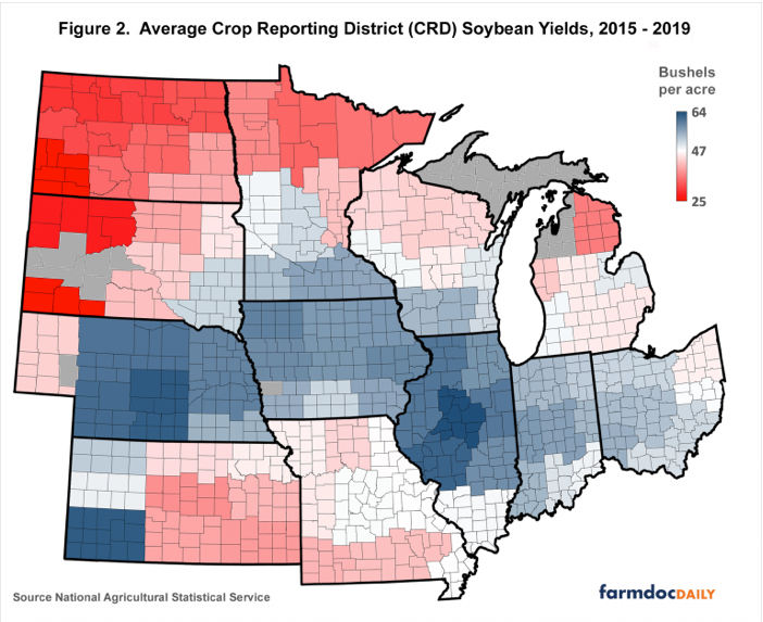 Bean Yields By District Image